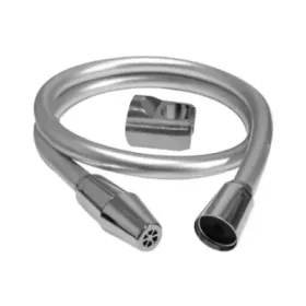 Flexible de toilette 1 m Argent EJIM - vue principale