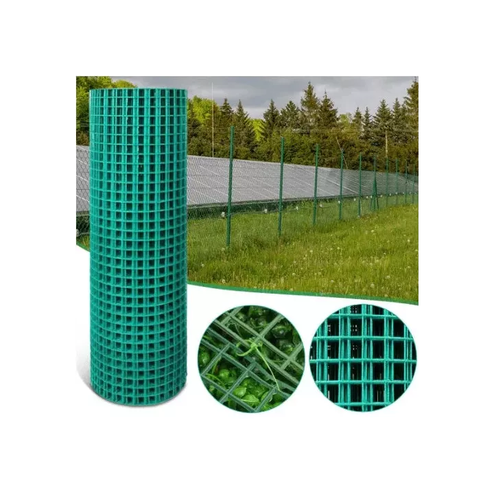 Grillage plastique vert 1.2 m - vue principale