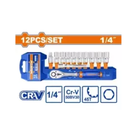 Jeu 12 clés à cliquet 1/4 pouce WADFOW WST4212 - vue principale