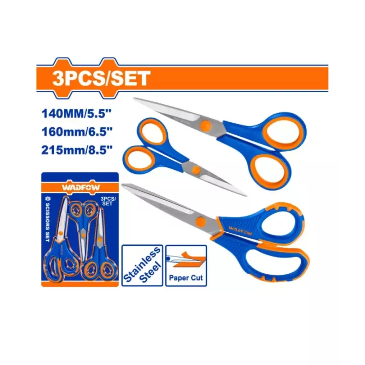Jeu 3 ciseaux WADFOW WSX4633 - vue principale