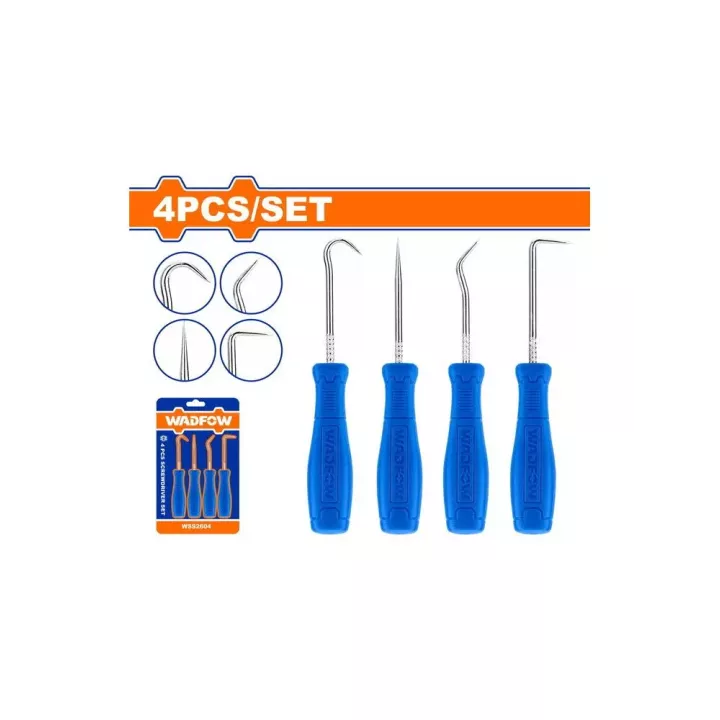 Jeu 4 crochets 75 mm WADFOW WSS2604 - vue principale