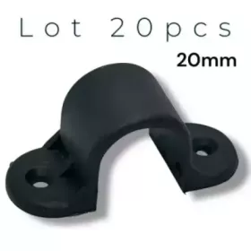 Lot de 25 attaches de tube 20 - vue principale