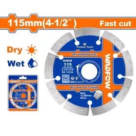Disque diamant Ø115x22,2mm WADFOW