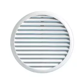 Grille d'aeration plastique 140 mm anti-retour