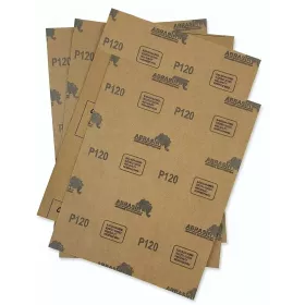 Lot de 10 feuilles de papier abrasif grain 220