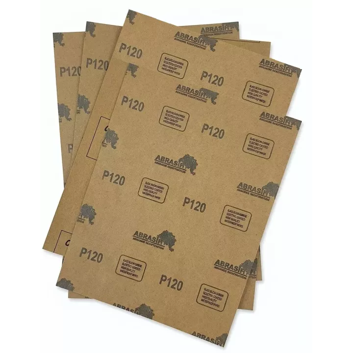 Lot de 10 feuilles de papier abrasif grain 220