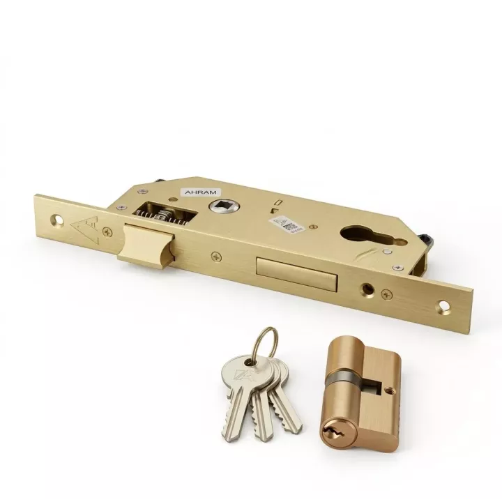 copy of Serrure encastrable grand trou jaune 242401 Ahram