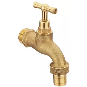 Robinet de jardin SOPAL jaune 15/21 avec buse en laiton