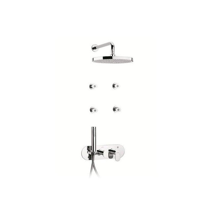 KIT MITIGEUR DE DOUCHE ENCASTRÉ HYDROMASSAGE SFAX SOPAL