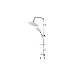 COLONNE DE DOUCHE BLANC/SILVER TLCR1006 DIAMOND