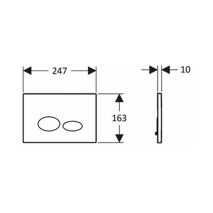PLAQUE DE DÉCLENCHEMENT DROP OR MAT CREAVIT PLAQUE DE DÉCLENCHEMENT DROP OR MAT CREAVIT