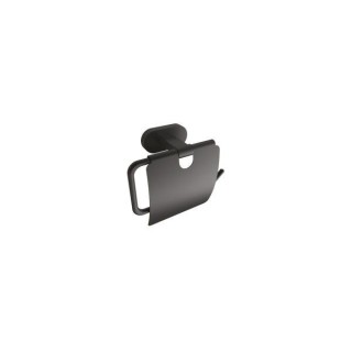 PORTE ROULEAU PAPIER TOILETTE NOIR MAT CREAVIT