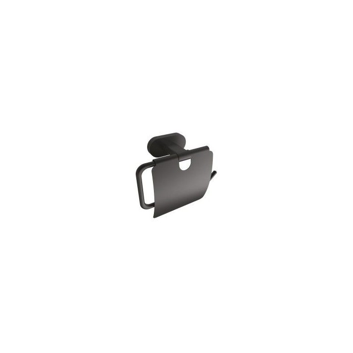 PORTE ROULEAU PAPIER TOILETTE NOIR MAT CREAVIT PORTE ROULEAU PAPIER TOILETTE NOIR MAT CREAVIT