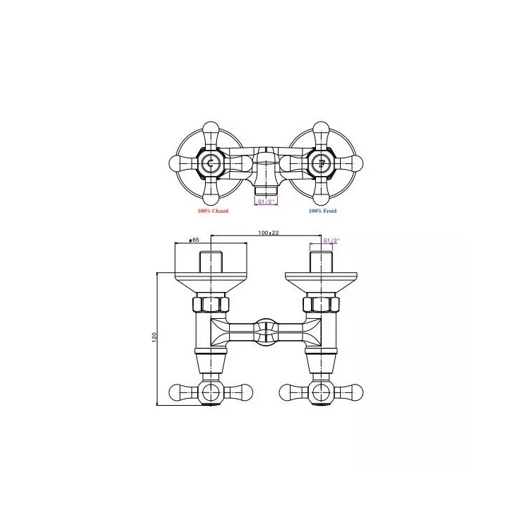 MÉLANGEUR DE TOILETTE TABARKA SOPAL