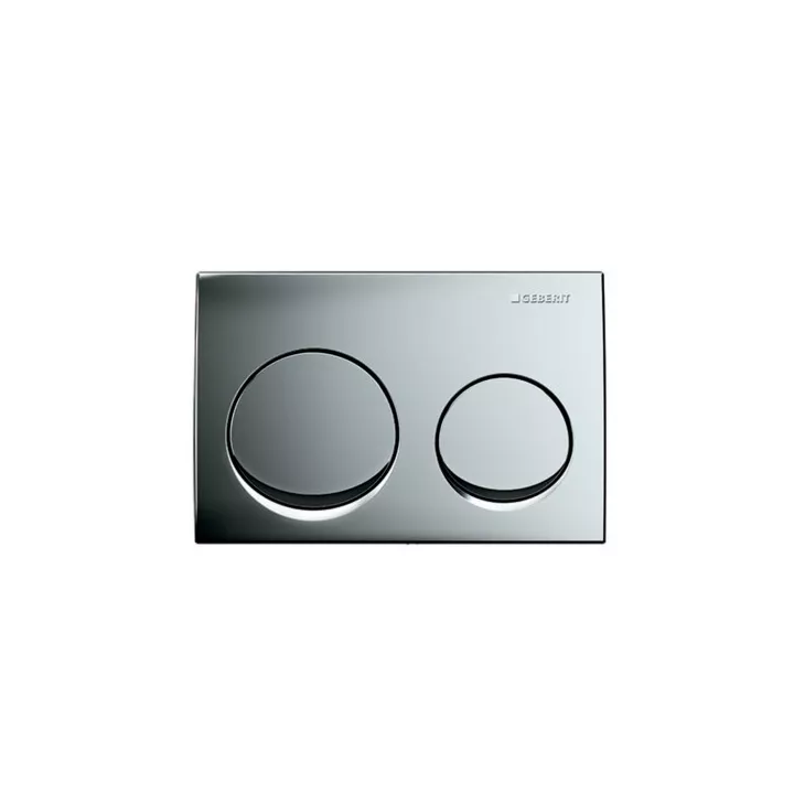 PLAQUE DE DÉCLENCHEMENT ALPHA10 CHROMÉ BRILLANT GEBERIT