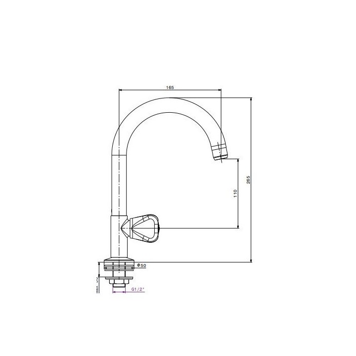 ROBINET VERTICAL TOZEUR SOPAL