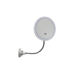 MIROIR LUMINEUX LED FLEXIBLE À VENTOUSE Ø15 CM 5FIVE