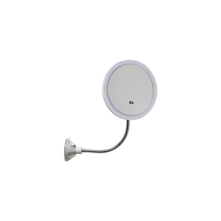 MIROIR LUMINEUX LED FLEXIBLE À VENTOUSE Ø15 CM 5FIVE MIROIR LUMINEUX LED FLEXIBLE À VENTOUSE Ø15 CM 5FIVE