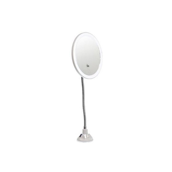MIROIR LUMINEUX LED FLEXIBLE À VENTOUSE Ø15 CM 5FIVE MIROIR LUMINEUX LED FLEXIBLE À VENTOUSE Ø15 CM 5FIVE