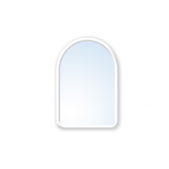 MIROIR MURAL DEMI-RONDE EN ABS 59*44CM LUXPLAST