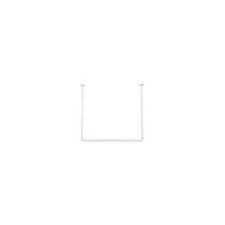 TRINGLE RIDEAU DE DOUCHE EN FORME U 80*80*80CM