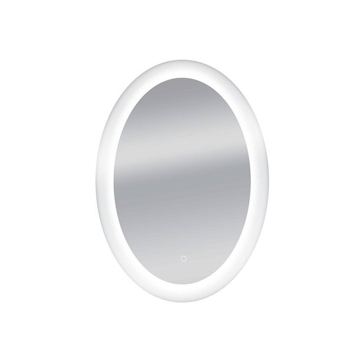 MIROIR MURAL OVALE EN ABS 54*44CM LUXPLAST