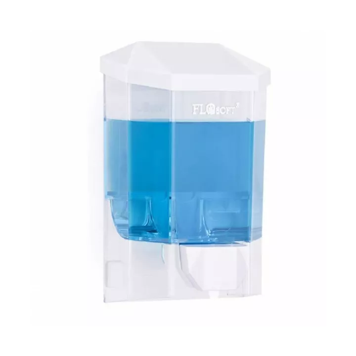 DISTRIBUTEUR SAVON 1000ML TRANSPARENT FLOSOFT