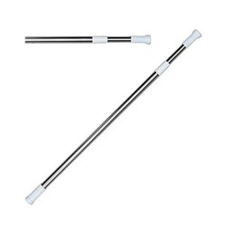 TRINGLE RIDEAU DE DOUCHE EXTENSIBLE DE 140 À 260CM