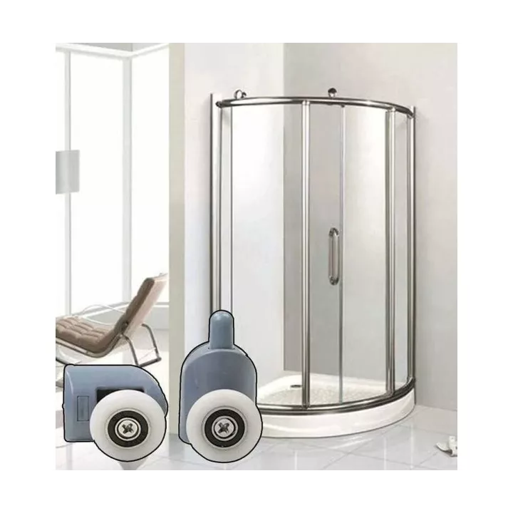ROULETTE BAS POUR CABINE DE DOUCHE