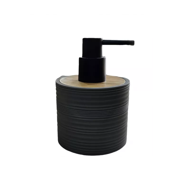 MINI DISTRIBUTEUR DE SAVON LIQUIDE EN PLASTIQUE AVEC UNE TOUCHE EFFET BOIS 250ML COULEURS MINI DISTRIBUTEUR DE SAVON LIQUIDE EN PLASTIQUE AVEC UNE TOUCHE EFFET BOIS 250ML COULEURS