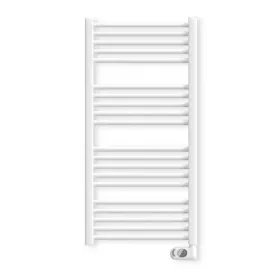 SÈCHE SERVIETTES ÉLECTRIQUE AVEC THERMOSTAT 750W 1100*505 BLANC HJM
