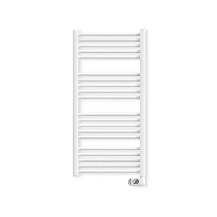 SÈCHE SERVIETTES ÉLECTRIQUE AVEC THERMOSTAT 750W 1100*505 BLANC HJM
