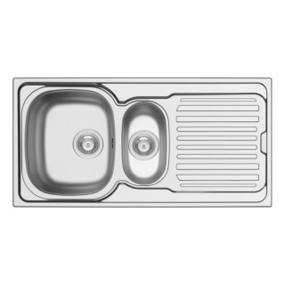 ÉVIER 2 BACS 1MX50CM EN INOX