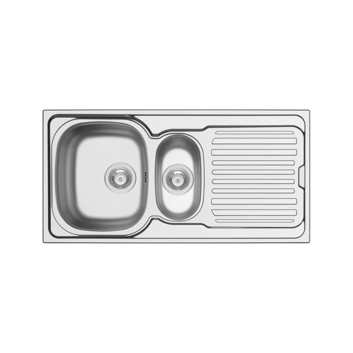 ÉVIER 2 BACS 1MX50CM EN INOX ÉVIER 2 BACS 1MX50CM EN INOX