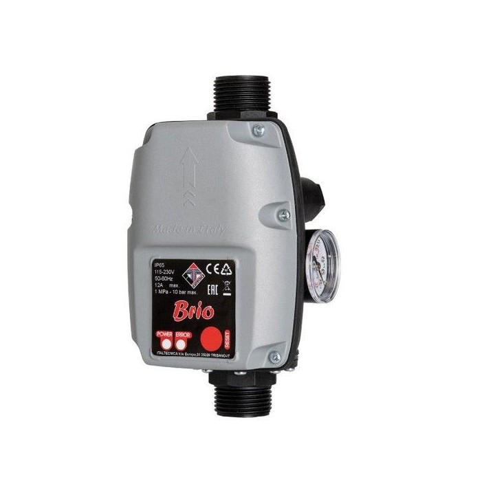 PRESS CONTROL 10 BAR A/MANO BRIO ITALTECNICA PRESS CONTROL 10 BAR A/MANO BRIO ITALTECNICA