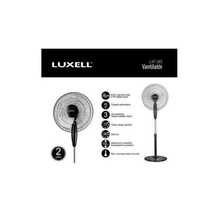 VENTILATEUR SUR PIED 45W LXF-285 LUXELL VENTILATEUR SUR PIED 45W LXF-285 LUXELL