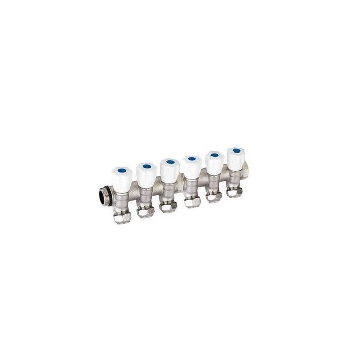 COLLECTEUR INCLINÉ 6 VANNES 20/27 E36 OL14V BLEU SOPAL