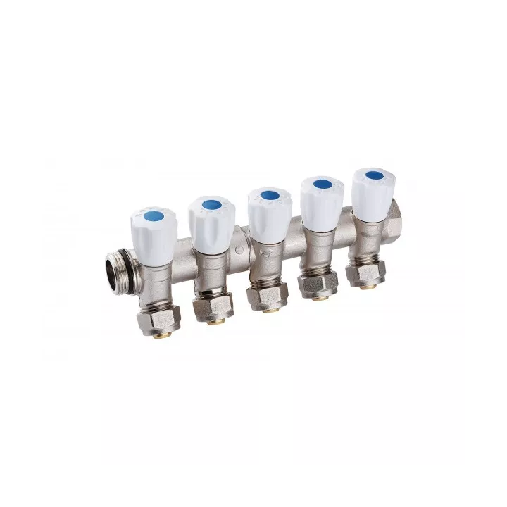 COLLECTEUR INCLINÉ 5 VANNES 20/27 E36 OL14V BLEU SOPAL