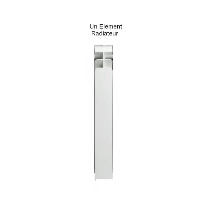 1 ELEMENT RADIATEUR ALUMINIUM 500 BLANC 121W HELYOS
