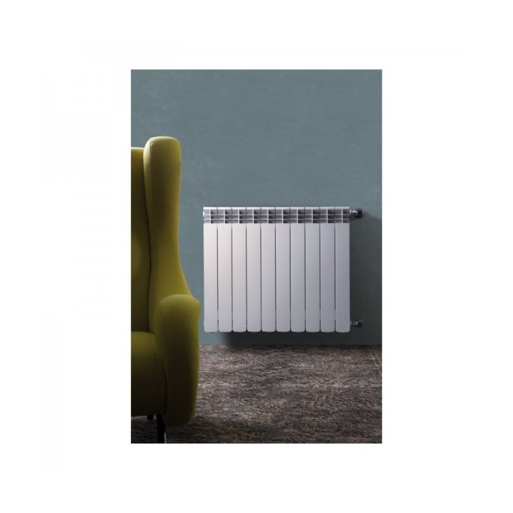 1 ELEMENT RADIATEUR ALUMINIUM 500 BLANC 121W HELYOS