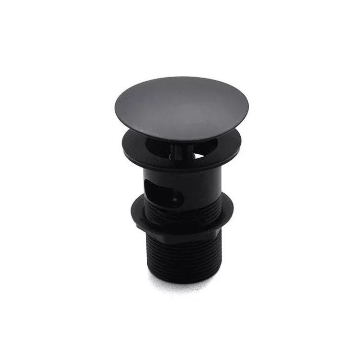 BONDE CLI-CLAC ROND Ø32 EN LAITON NOIR/MAT SAP