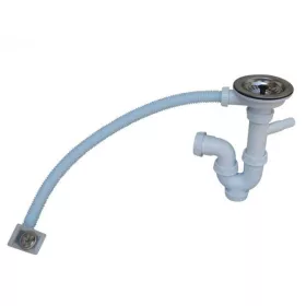VIDAGE ÉVIER 1 BAC AVEC BONDE INOX ø 90MM LUXPLAST