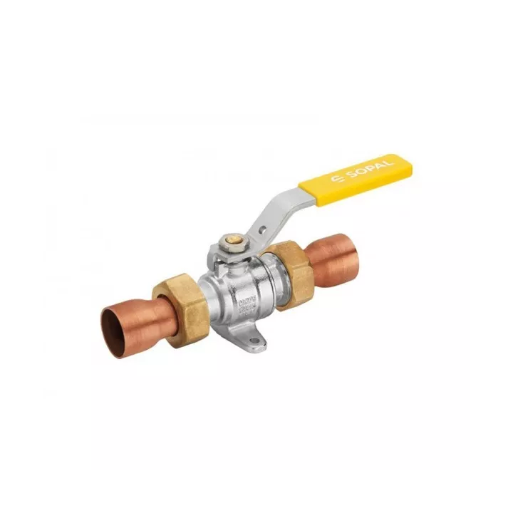 VANNE GAZ 20/27 APPLQUE BUSE CUIVRE AVEC LEVIER SOPAL