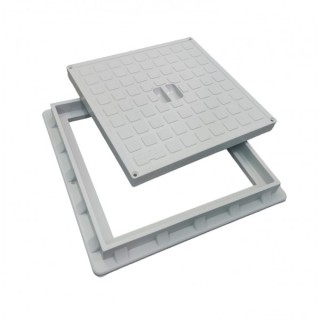 CADRE REGARD AVEC COUVERCLE 30*30CM LUX-PLAST
