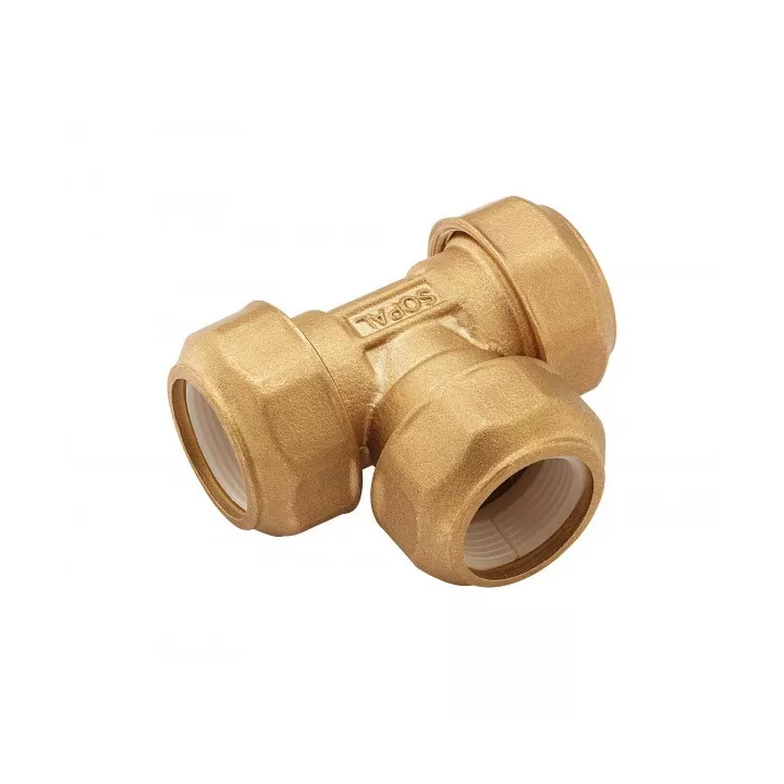 RACCORD EN T TUYAU D25 SOPAL