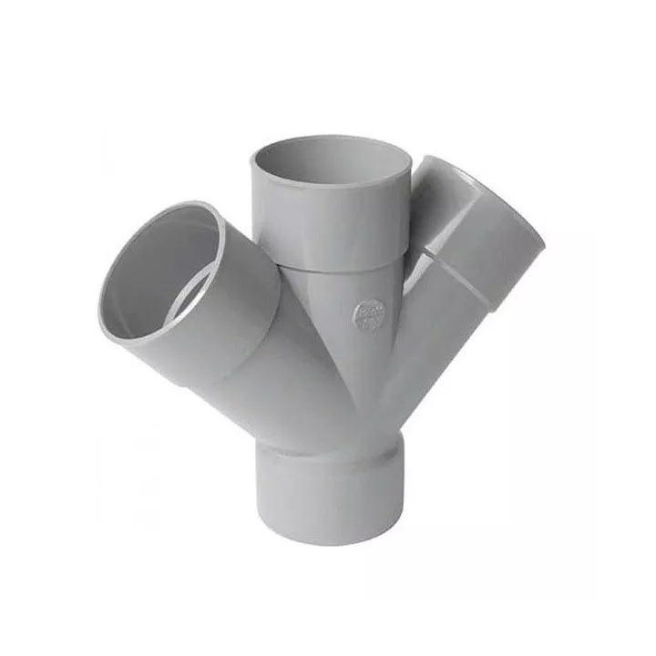 CULOTTE PVC DOUBLE ÉVACUATION Ø 110MM