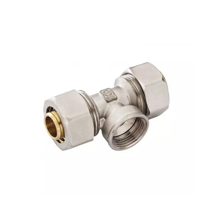 RACCORD EN T PEX16 15/21 FEMELLE SOPAL