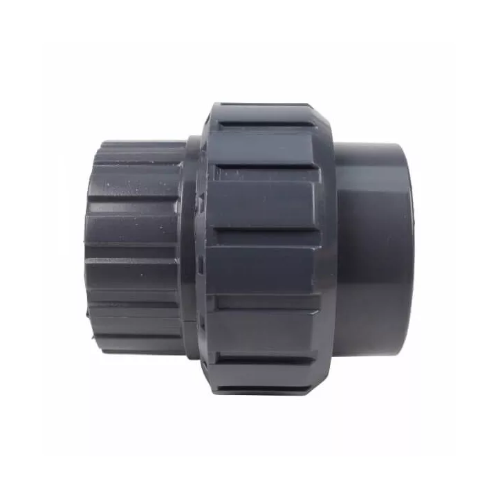 RACCORD 3 PIÈCES -PVC PRESSION -50MM- FEMELLE À COLLER