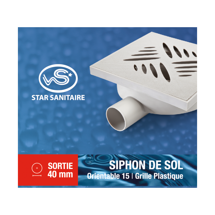 SIPHON SOL PLASQ ORIENT S40 STAR SANITAIRE
