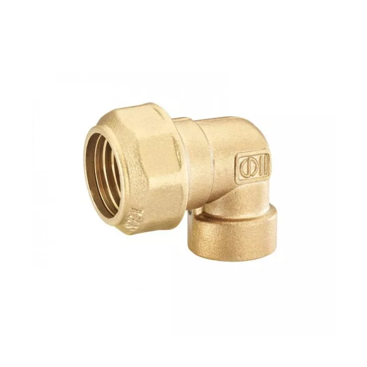 RACCORD COUDE PEX22 20/27 FEMELLE CUIVRE SOPAL